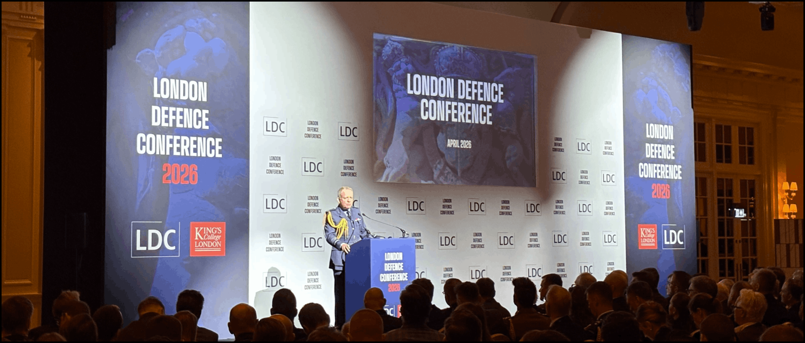 london defence conference live stream, event production stage design